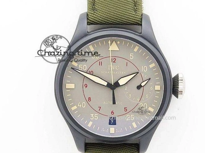 MIROTIME 0811 Reliable Big Pilot “Markus Buhler” IW5003 Turbine V6F Best Edition Blue Dial On Leather Strap A 7324
